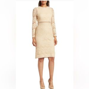 Love By Design (Lace Long Sleeve MIDI Dress) Size: M
